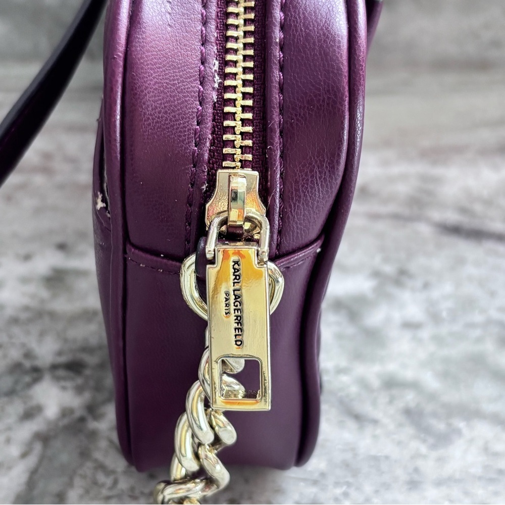 Karl Lagerfeld Kris Bow Leather Crossbody - Picture 3 of 8